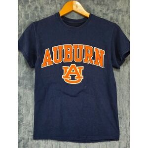 Fanatics Auburn Tigers Crew Neck T-Shirt Blue Men's Small